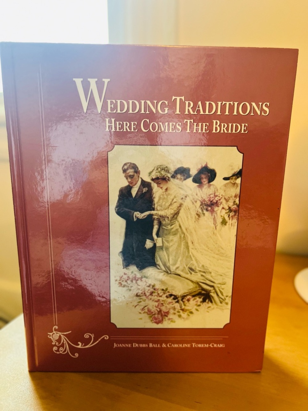 Wedding Traditions: Here Comes The Bride - Red Hardcover Coffee Table Book